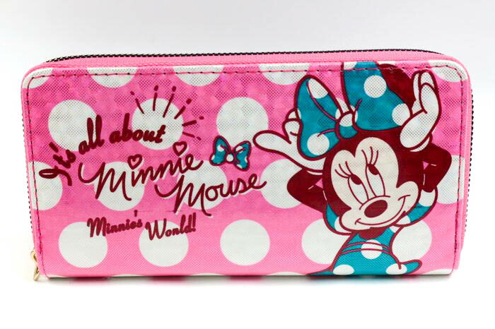 loungefly ミニーマウス ロリポップ ラウンドジップ ウォレット Loungefly Disney Minnie Mouse Chocolate Lollipop Ears Wallet