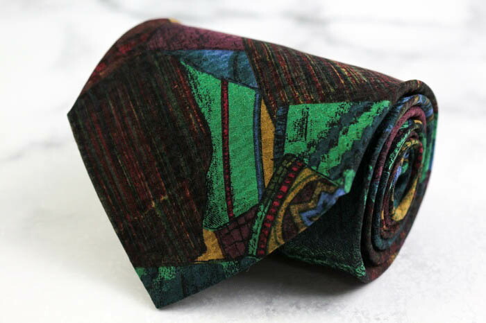 楽天市場】ブリオーニ ブランド ネクタイ 総柄 パネル柄 幾何学模様