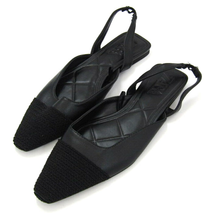 楽天市場】ザラ ミュール エナメル ポインテッドトゥ バック