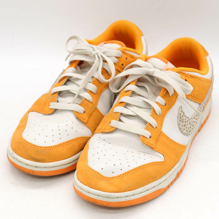 NIKE ナイキ スニーカー 置き目とり捨てる ダンクローAS DR0156-800 シューズ 靴 メンズ 27.5大きさ オレンジ色 【中古】