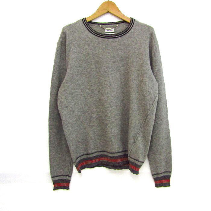 ディーゼル クルーネック セーター トップス モヘア ニット メンズ DIESEL K-ROCKIE 00sl28 0pakh 129 DIESEL (ディーゼル) オーバルD クルーネック プルオーバー ニット