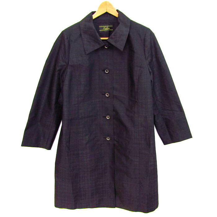 楽天市場】レリアン ノーカラーコート 大きいサイズ トップス