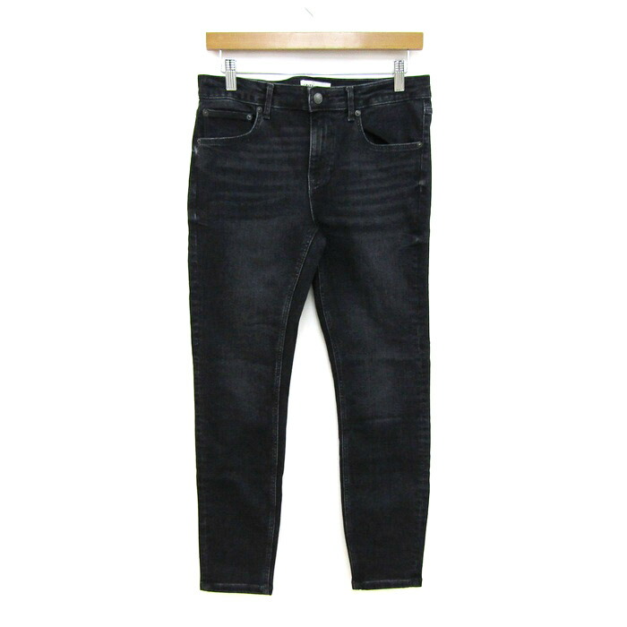 yuku様 デニム 32黒 set] ポケットオーバーサイズデニムジャケット+ストレート