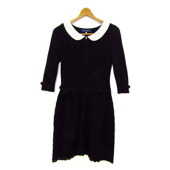 楽天市場】エムズグレイシー ワンピース トップス 長袖 丸襟 日本製