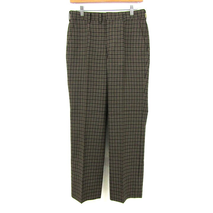 80s vintage チェックパンツ　ツータックスラックス　YKK片爪ZIP 楽天市場】60s ビンテージ □ DAKS チェック ノータック ウール