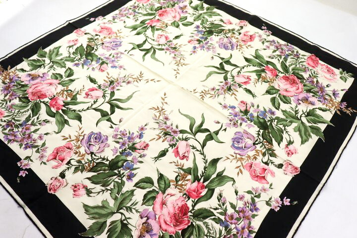 ★イヴサンローラン★ スカーフ シフォン チェック レトロ シルク レッド イヴ・サンローラン】スカーフ - メルカリ