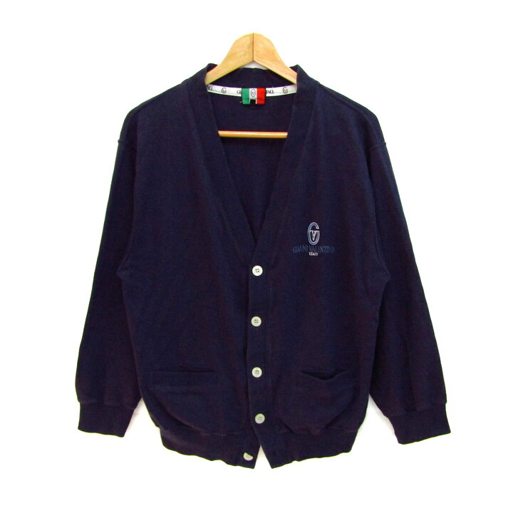 ヴァレンティノ カーディガン サイズL 楽天市場】ヴァレンティノ ロゴ カーディガン 紺色 ネイビー メンズ