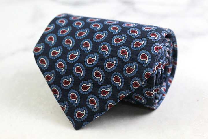 アメリカ製 ヴィンテージ ナロータイ ペイズリー トラッド ネクタイ 11008TROVSM0533835001?$VS_1500$