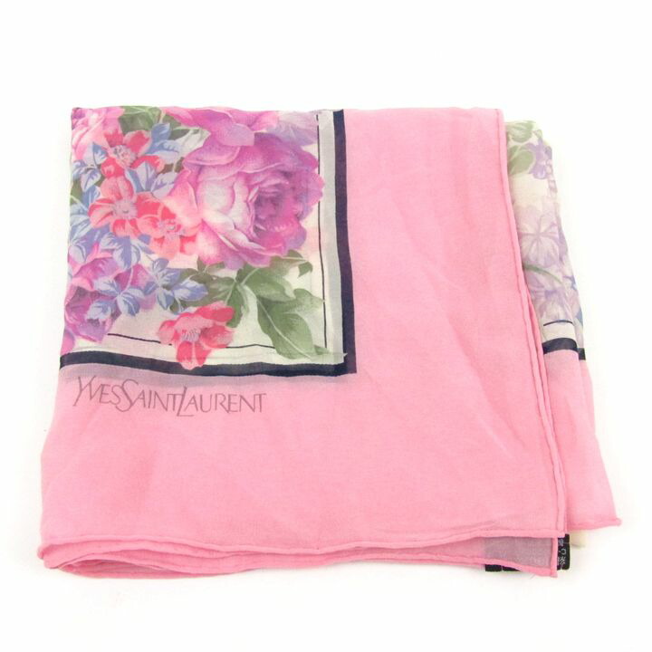 楽天市場】【送料無料】 イヴ サンローラン スカーフ オレンジ