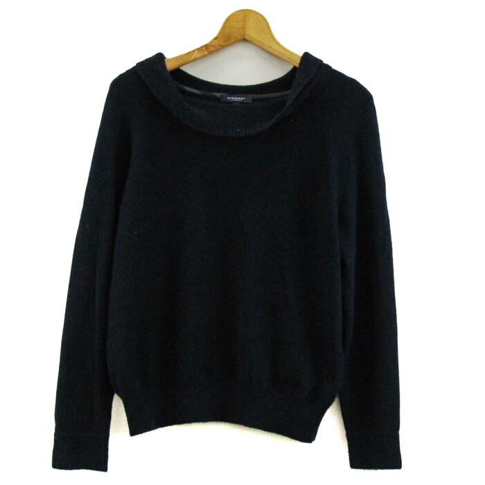 美品 BURBERRY バーバリー ネイビー カシミヤ　ウール BURBERRY - 未使用 BURBERRY バーバリー ウール100% ノバ