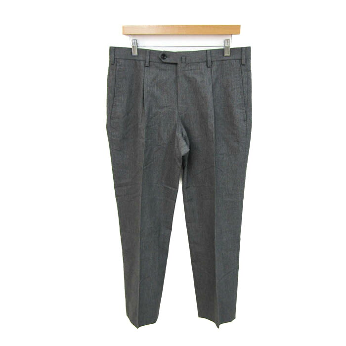【39％OFFクーポン配布中 7/19 20:00～7/26 01:59】UNITED ARROWS ユナイテッドアローズ パンツ ボトムス スラックス センタープレス メンズ 48サイズ グレー 【中古】｜barce