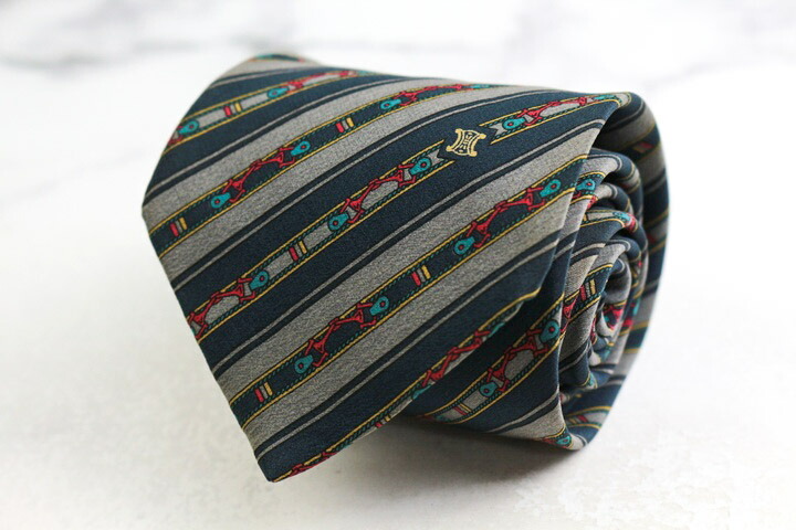 楽天市場】セリーヌ CELINE ネクタイ ピン ゴールド シルバー GP