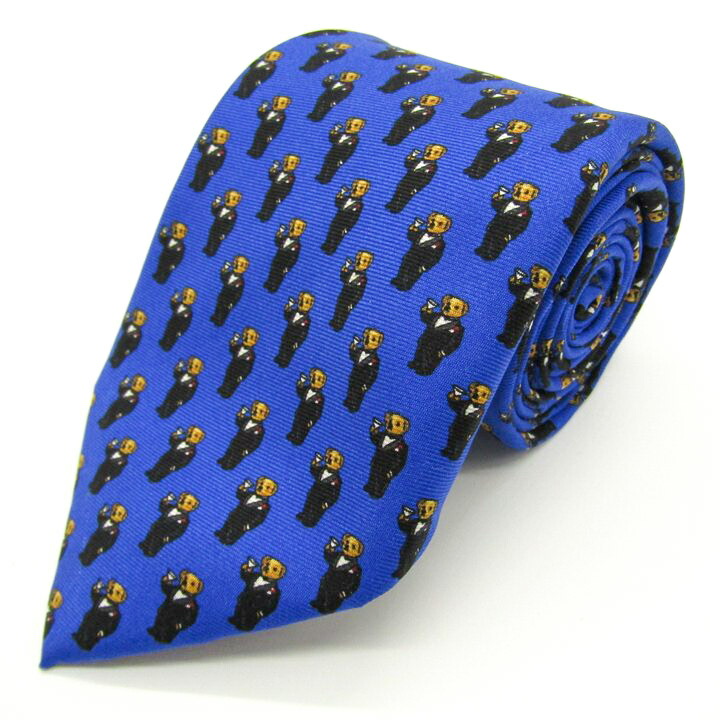 楽天市場】Polo Ralph Lauren ポロベアー総柄ネクタイ ポロ