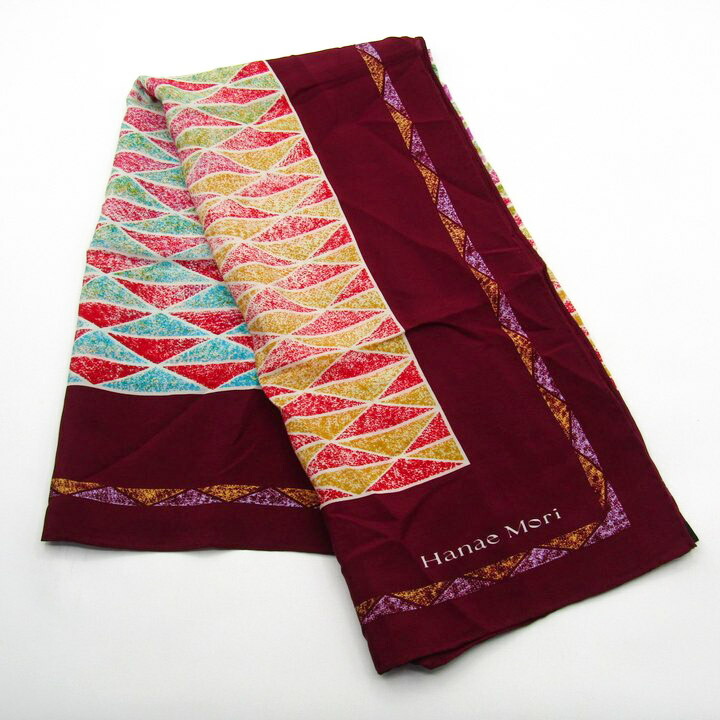 楽天市場】ハナエモリ HANAE MORI スカーフ 日本製 絹100％ ピンク