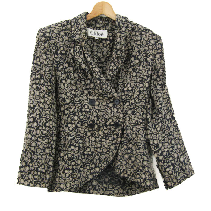 楽天市場】古着 Chloe クロエ フランス製 リネンブレンド ジャケット