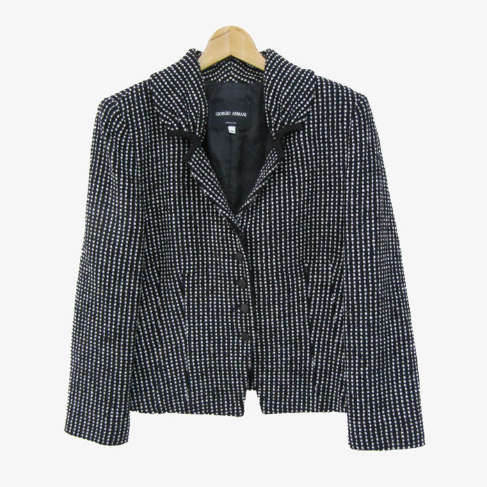 【新品未使用】ジョルジオアルマーニ ジャケット 40 楽天市場】ジョルジオアルマーニ イタリア製 テーラードジャケット 40