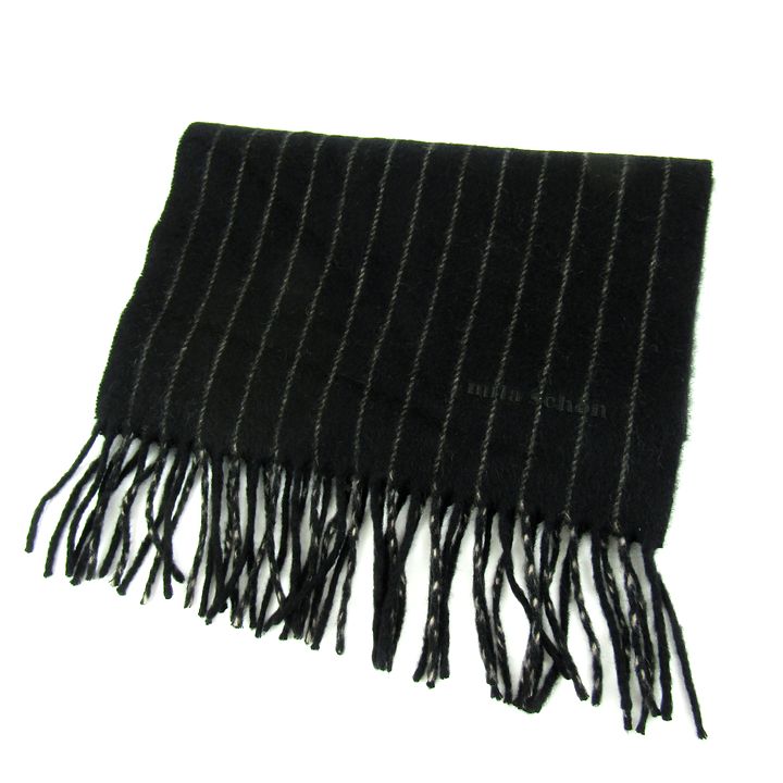 楽天市場】ミラショーン マフラー リバーシブル ネイビー 無地 ワイン