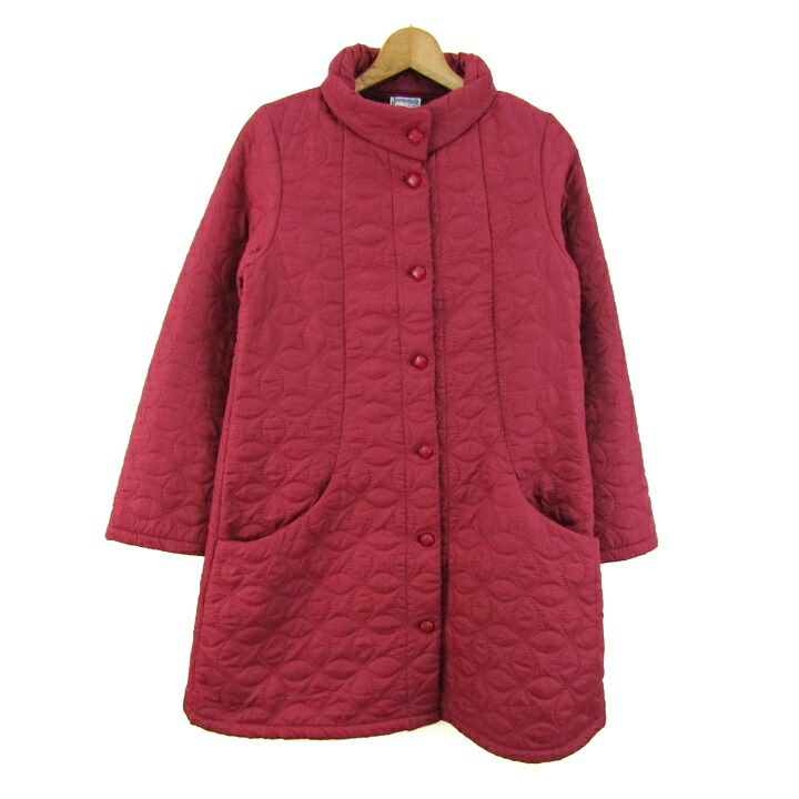 Jocomomola de Sybilla ホコモモラバイシビラ 中綿ジャケット コート アウター レディース 40サイズ レッド 【中古】