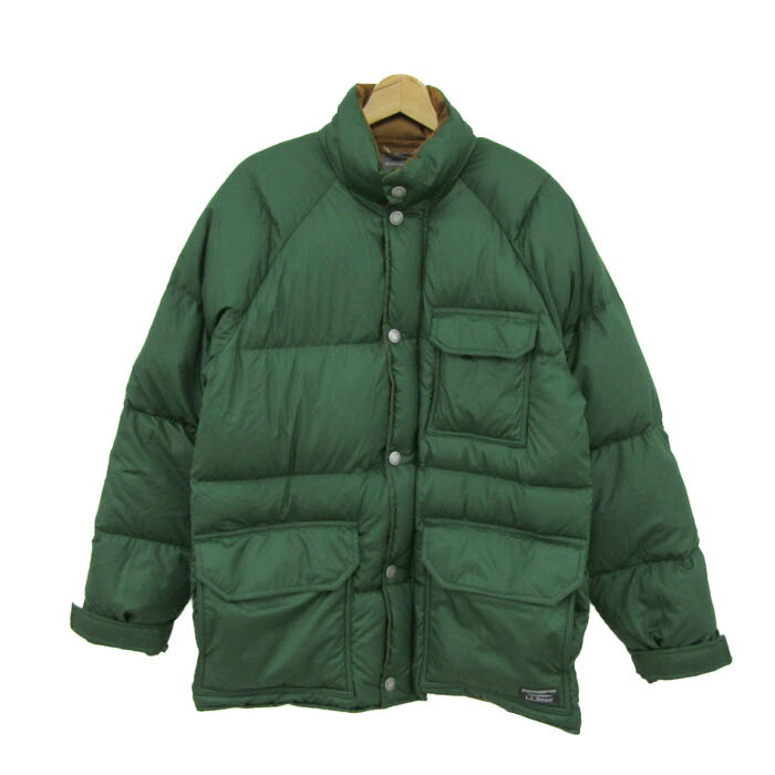L.L.Bean エルエルビーン 落ちこむ上衣 前掛け  アウター ビーンシグネチャー メンズ S大きさ 緑であること 【中古】
