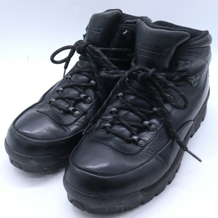 Dunham ダナム トレッキングブーツ 幅広 4E ハイキング  アウトドア シューズ ブランド 靴 黒 メンズ 8サイズ ブラック 【中古】