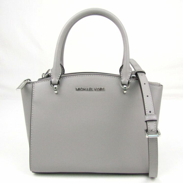 Michael Kors マイケル教科課程 ショルダーバッグ ハンドバック 2way なめし革 鞄 嚢 ブランド名 レディース 薄墨色 【中古】