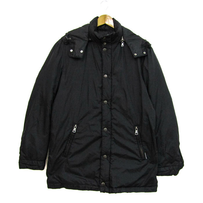 Calvin klein カルバンクライン 落ちこむ上衣 前掛け ブランド名 アウター 黒 メンズ M大きさ 黒いこと 【中古】
