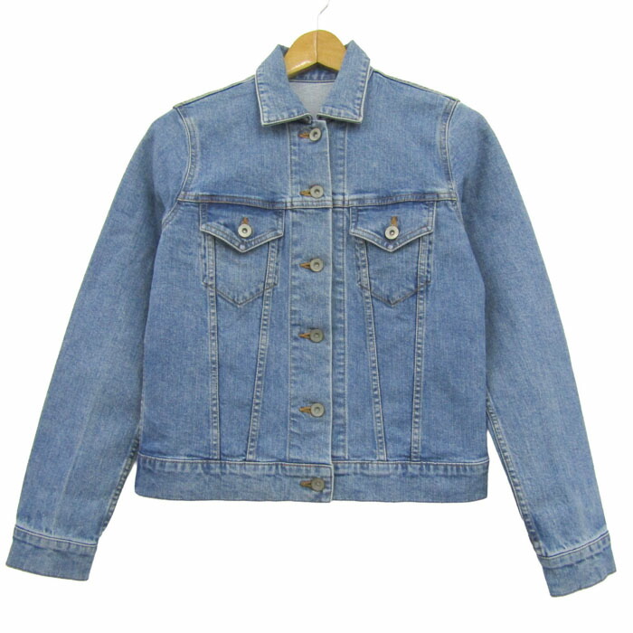 allureville アルアバイル ジーンズ上衣 アウター Gジャン 日本製 未当て嵌める品 レディース 2大きさ 点火装置青色 【中古】