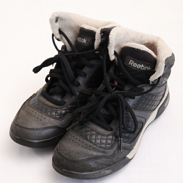 楽天市場 リーボック Reebok 25cm スニーカー レディース M4091イージートーン ハイカット 靴 シューズ ブラック ブランド古着 中古 Barce
