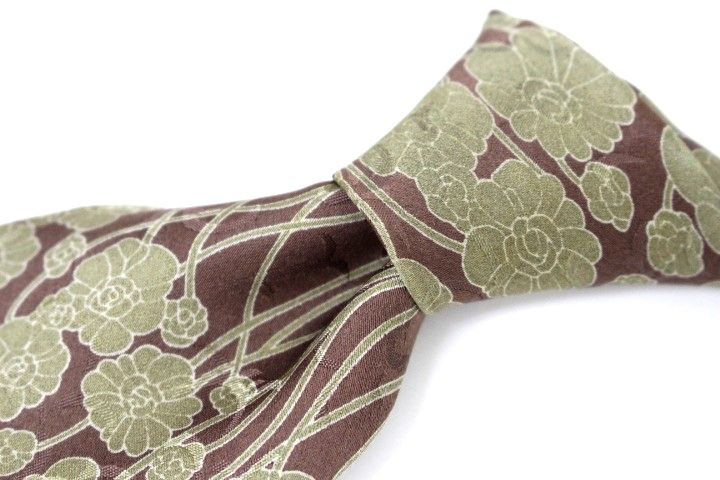 正好1000日元的名牌旧衣服领带durban德班总花纹人礼物 ※冲绳,孤岛是