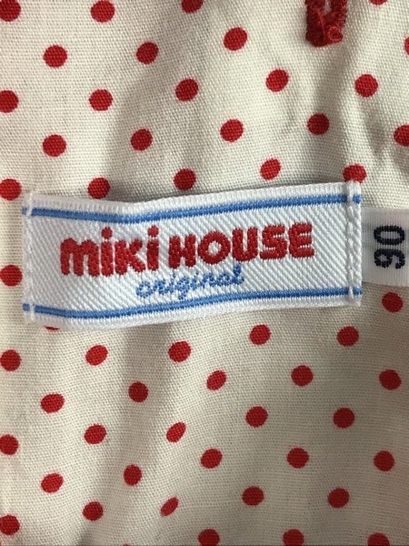 楽天市場 良品 ミキハウス Mikihouse 90サイズ キャラクター ワンピース 女の子 キッズ 子ども ウサギ ドット ノースリーブ レッド ブランド古着 中古 Barce