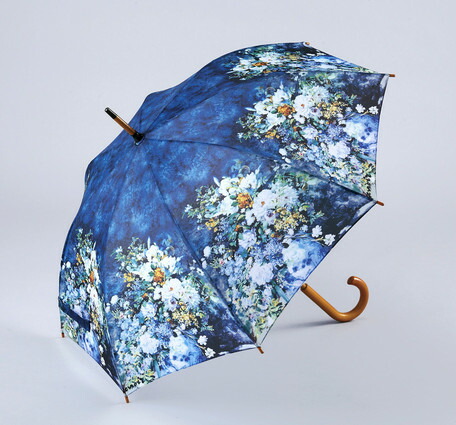 供购物马拉松限定最大50%off&要点两倍伞女士跳跃伞雷诺阿白花