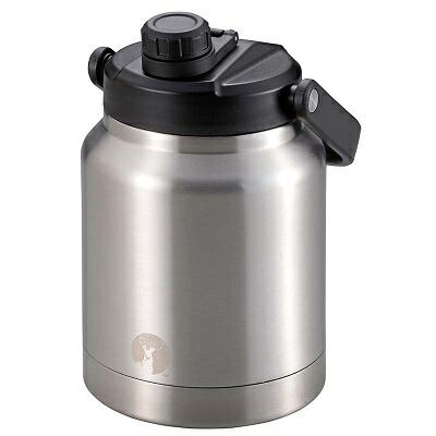 水筒 2.5L HD ウォータータンク シルバー UE-3529 保冷 直飲み ステンレスボトル 2500ml 大容量 真空断熱 注ぎ飲み 2way キャンプ 広口 アイスペール 熱中症予防 水分補給 暑さ対策 キャプテンスタッグ