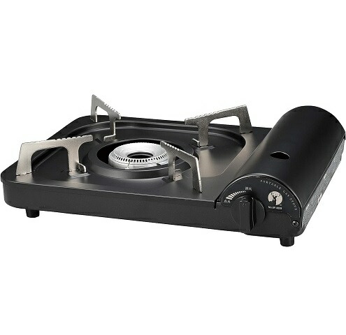 楽天市場】キャプテンスタッグ ポータブル カセットコンロ（ブラック