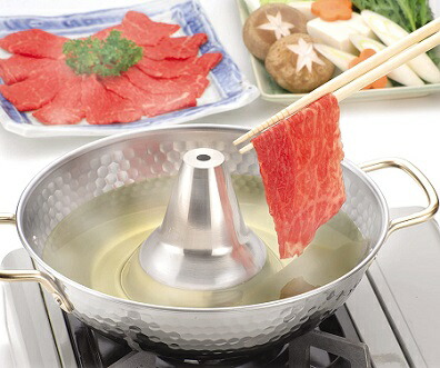 楽天市場】銅製 しゃぶしゃぶ鍋26cm TN-8000 銅製しゃぶ鍋 ガス火専用