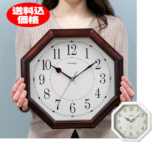楽天市場】CASIO カシオ 八角掛け時計 八角電波時計 八角壁時計