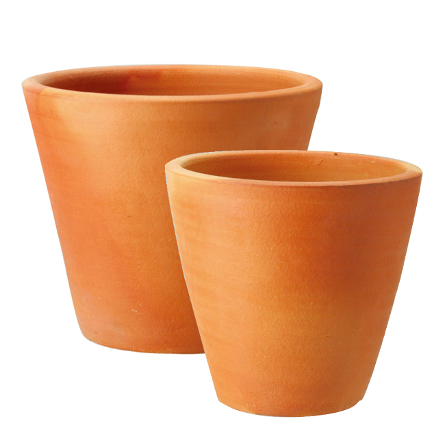 楽天市場】テラコッタ E23 M・S 2点セット（7/8号鉢） ≪植木鉢 陶器 