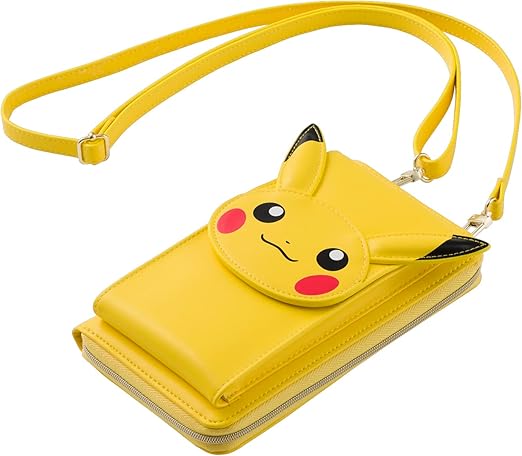 ポケモンセンターオリジナル Pok・・mon accessory×25NICOLE お銭入れ役立つこと付き添い人スマホショルダー ピカチュウ
