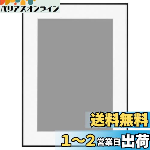 ハクバ HAKUBA 額縁 アルミ HFA-03 A3ノビ アクリル板 ブラック(ホワイトマット) HFA-03BWM-A3N