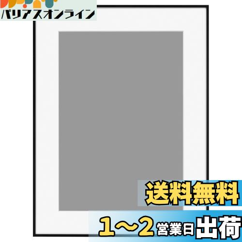 ハクバ HAKUBA 額縁 アルミ HFA-03 A3 アクリル板 ブラック(ホワイトマット) HFA-03BWM-A3