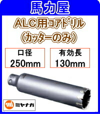 ミヤナガ ALC用コアドリルカッターのみ 250粍 [PCALC250C]