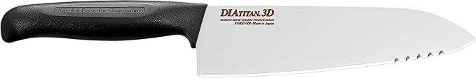 【送料無料】日本製 FOREVER フォーエバー ダイアチタン3D包丁(研ぎ傾斜付き柄) 刃渡り：160mm 3D-DT16KH ダイアモンド刃＋3D DIA TITAN 世界最高級包丁 DIAMOND TITANIMU KNIVES