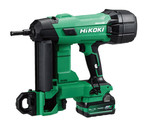 HiKOKI  コンクリート釘打機 コードレス フルセット電池・充電器・ケース付NC1840DA(2XPZ) ハイコーキ 日立工機アグレッシブグリーン