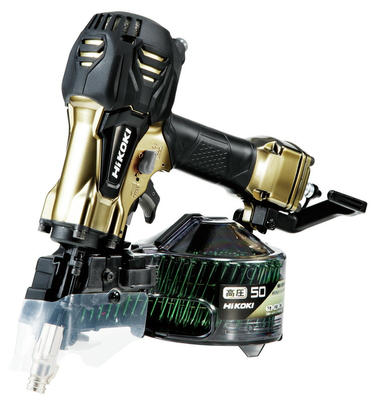 HiKOKI  高圧渦状文釘打機 容れもの付NV50HR2 (N) エアダスタ付ハイコーキ 日立工機
