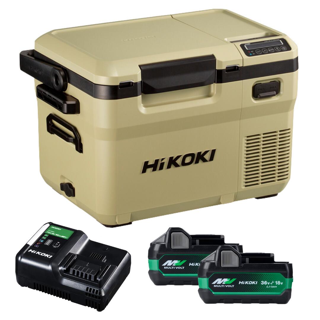 未開封 Hikoki 14.4V/18V コードレス冷温庫 UL18DD (XMBZ) サンド 未開封 Hikoki 14.4V/18V コードレス冷温庫 UL18DD (XMBZ) サンド