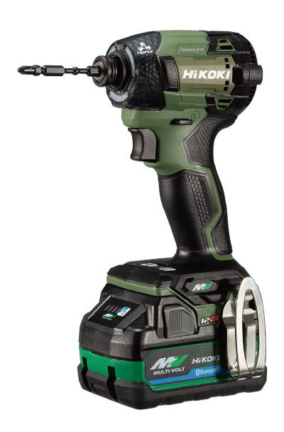 HiKOKI 　インパクトドライバ　コードレス　本体のみ新小型モータ　業界最速のねじ締めスピードWH36DD(NNG)　ハイコーキ　日立工機フォレストグリーン｜馬力屋