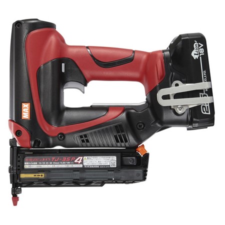 MAX/マックス 充電式ピンネイラ TJ-35P4-BC/1825A バッテリー付き【TJ-35P4シリーズ】|馬力屋