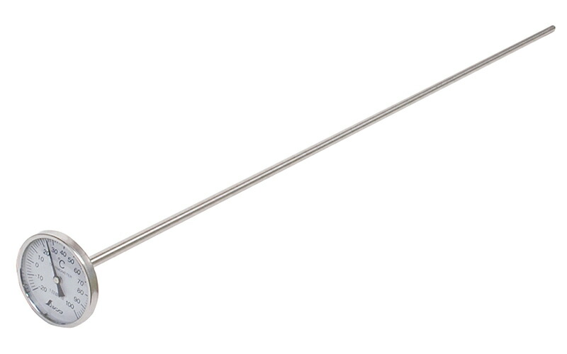 シンワ測定 72611 ／ 熱度計 Ｖ－３ 丸Ｔ字型 －２０～１００℃ φ６×９０糎
