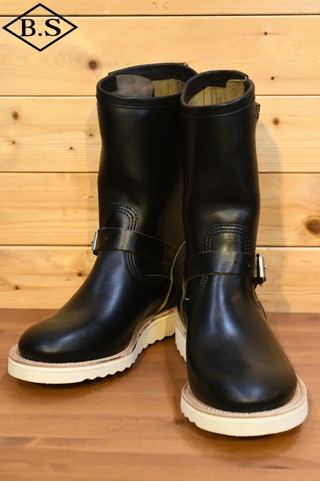 メイカーズ MAKERS 科学技術者ブーツ HSB-04 10inch ENGINEER BOOTS ITALIAN HORSE BUTT イタリアンホースバット トラクションソール BLACK