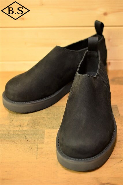 【期間限定ポイント5倍】リズムフットウエア Rhythm Foot Wear F-2035253 GULL-LO NUBUCK ブラック｜BarnStormer3号店