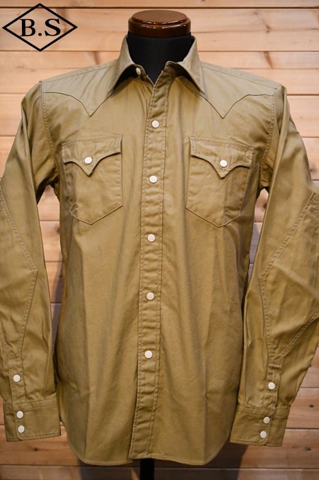 【期間限定ポイント5倍】ミスターフリーダム Mr.Freedom 長袖シャツ SC29145 COTTON SATEEN &rdquo;DUDE RANCHER" BROWN｜BarnStormer3号店